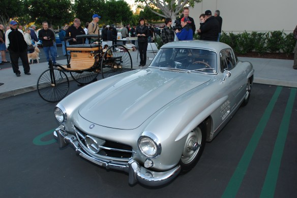 Mercedes Benz 300SL gullwing, reflection series, cars & coffee,Irvine_2011 Mercedes Benz 300SL gullwing, reflection series, cars & coffee,Irvine_2011
