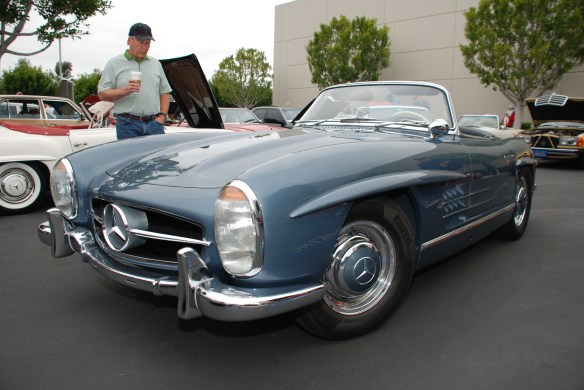 Mercedes Benz 300SL roadster, reflection series, cars &coffee_2011 Mercedes Benz 300SL roadster, reflection series, cars &coffee_2011