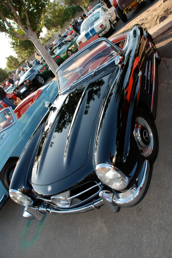 Mercedes Benz 300SL roadster, reflection series, cars & coffee,Irvine_2011 Mercedes Benz 300SL roadster, reflection series, cars & coffee,Irvine_2011