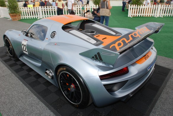 Porsche 918 RSR hybrid_KERS unit_Rennsport Reunion_10/15/11