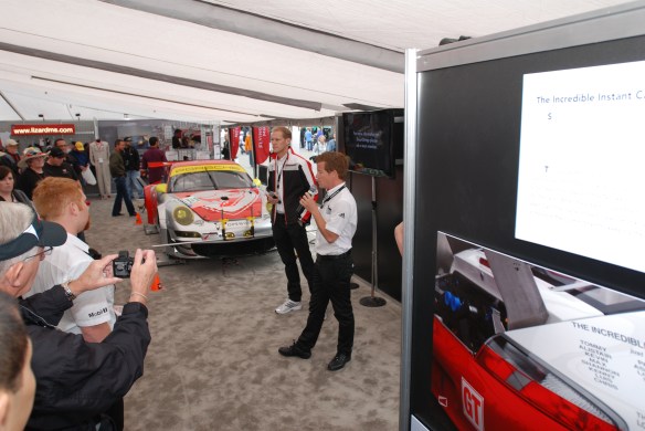 Patrick Long & Joerg Bergmeister_Flying Lizards_Rennsport Reunion 4_10/15/11
