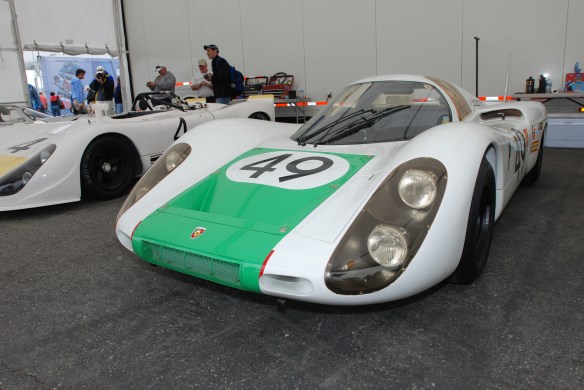 1968 Porsche 907 (#49) and Porsche 908 (#4)_Joe Buzzetta Motorsports_Rennsport Reunion 4_10/16/11