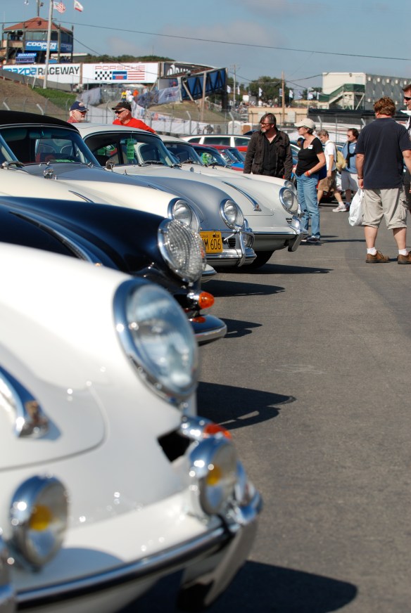 Porsche 356's_"Cayman island"_Rennsport Reunion 4_10/15/11