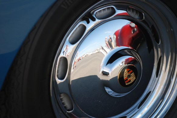 Porsche 356_hubcap reflections_Rennsport Reunion 4_10/15/11
