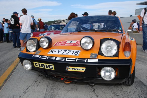 Porsche 914-6 GT_Jeff Zwart _pit lane concours_Rennsport Reunion 4_10/15/11