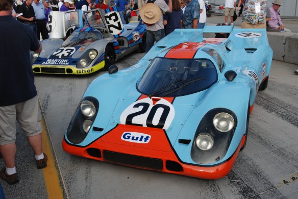 Jerry Seinfeld / Porsche 917K_Pit lane concours_Rennsport  Reunion 4_10/15/11