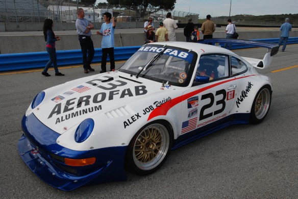 Porsche 911 GT2 Evo_pit lane concours_Rennsport Reunion 4_10/15/11
