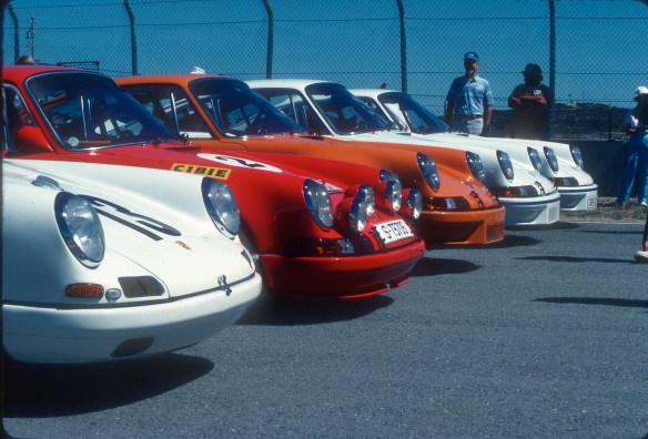 Porsche 911R,ST,RSR,RS Carrera's at Monterey_Aug90