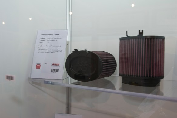 K&N_Porsche 911 Dual round air filters_SEMA show_November 2011