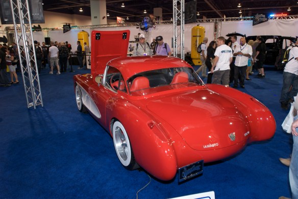 West Coast Customs_Red  retro Corvette_The SEMA Show_11/3/11