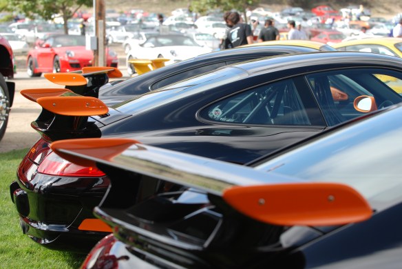 GT3RS & GT3 wings_Mothers display_Rennsport Reunion 4_10/16/11