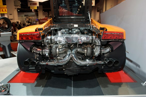 Undergroundracing.com _lambo twin turbo_Pirelli display_The SEMA Show_11/3/11