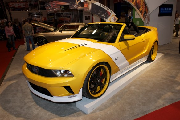 West Coast Customs mustang_BASF display_The SEMA Show_11/3/11