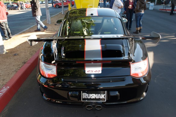 Black 2011 Porsche GT3RS 4.0_Cars&Coffee_11/26/11
