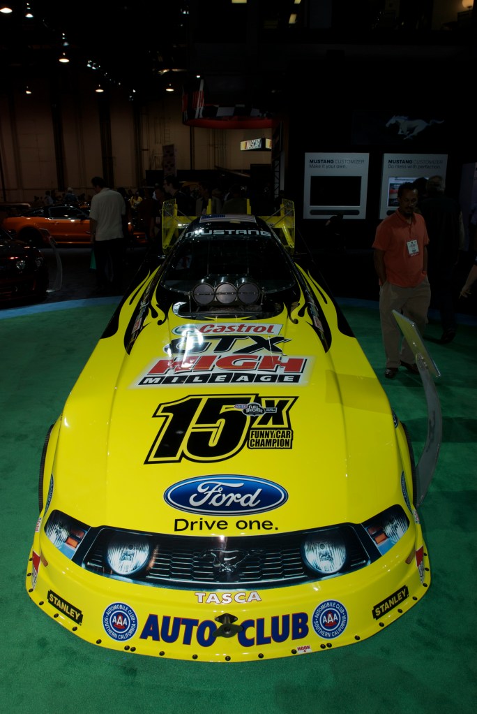 John Force Funny car_Ford display_The SEMA Show 2011_11/4/11