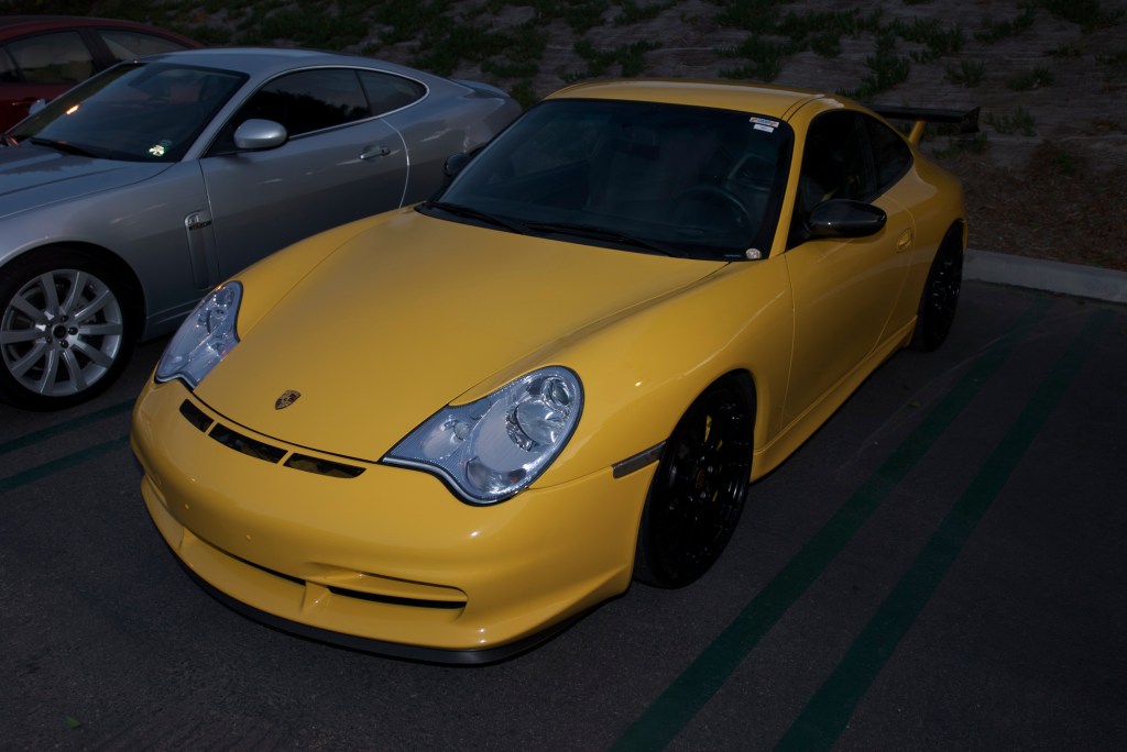 Speed Yellow Porsche 996 GT3_Cars&Coffee/Irvine_12/17/11
