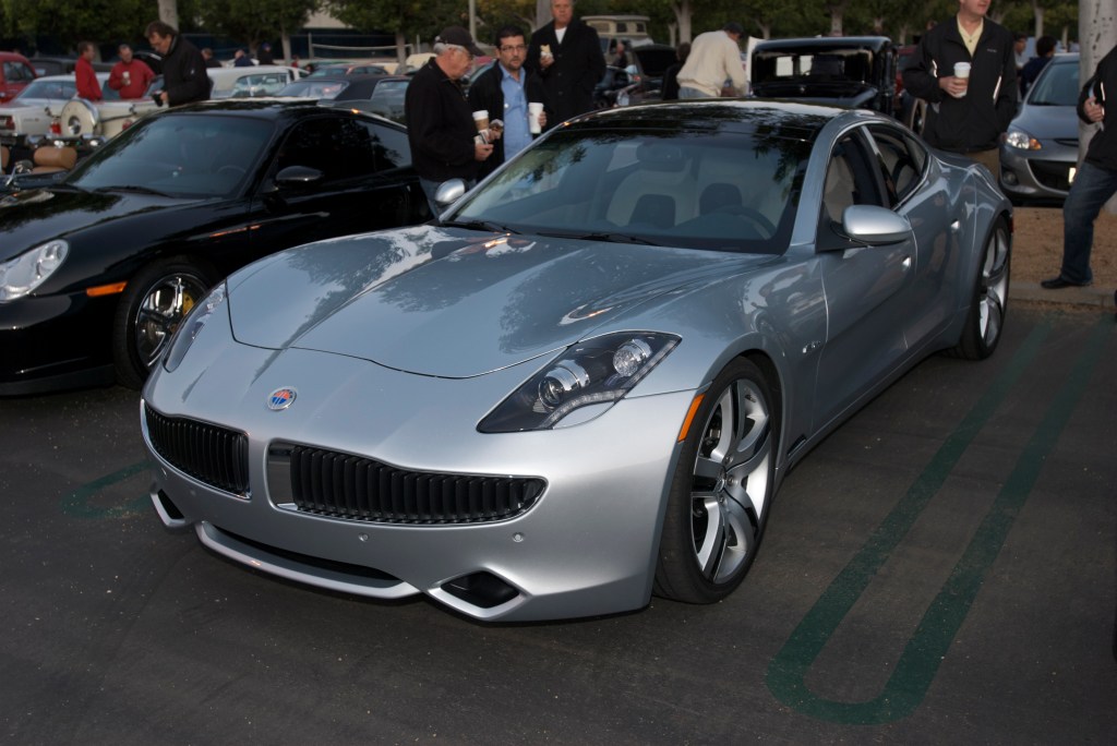 Silver Fisker Karma_Cars&Coffee / Irvine_12/3/11