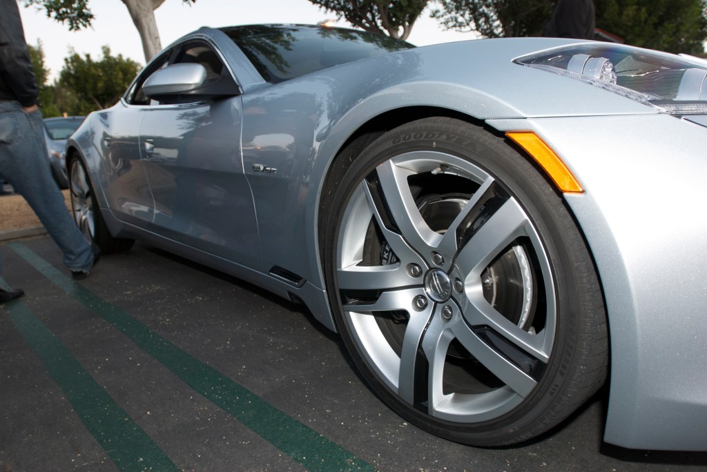 Silver Fisker Karma_Cars&Coffee / Irvine_12/3/11