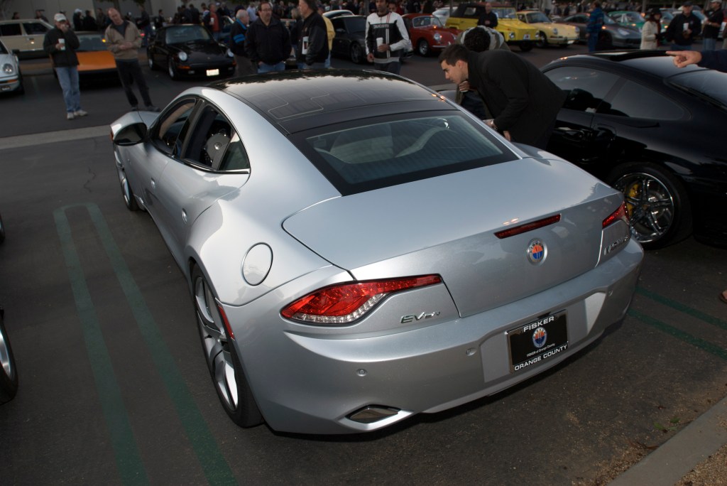 Silver Fisker Karma_Cars&Coffee / Irvine_12/3/11
