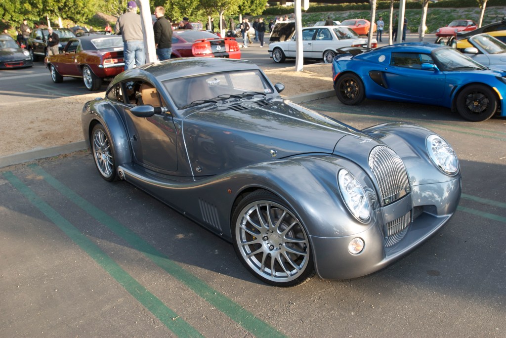 Slate blue Morgan coupe_Cars&Coffee/Irvine_12/17/11