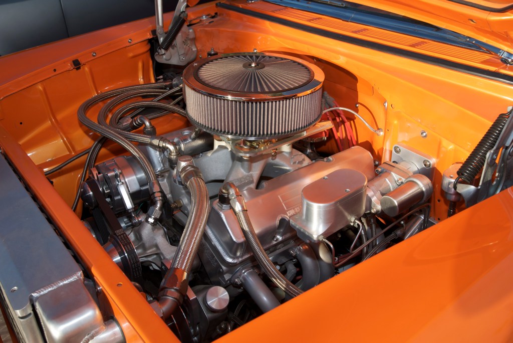 K&N filters two toned tri 5 chevy bel air_motor_Cars&Coffee/Irvine_12/17/11