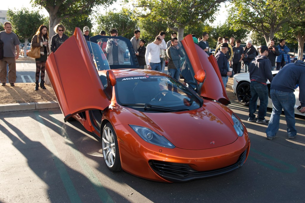 Volcano Orange McLaren MP4-12C_Cars&Coffee/Irvine_12/17/11