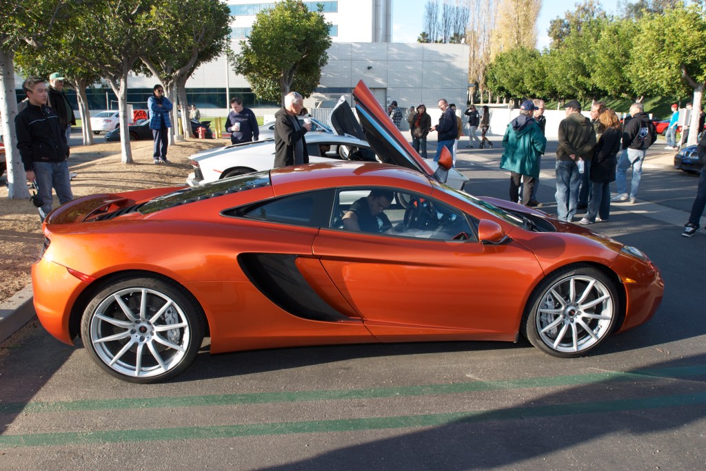 McLaren MP4-12C & Lamborghini Aventador_Cars&Coffee/Irvine_12/17/11