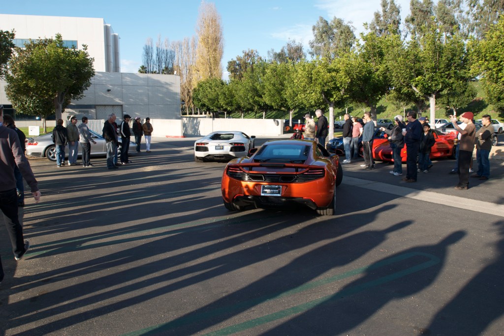 McLaren MP4-12C & Lamborghini Aventador_Cars&Coffee/Irvine_12/17/11