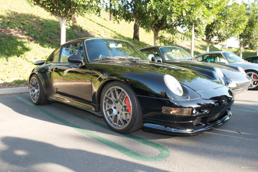 Black Porsche 993 RS_Cars&Coffee / Irvine_12/3/11