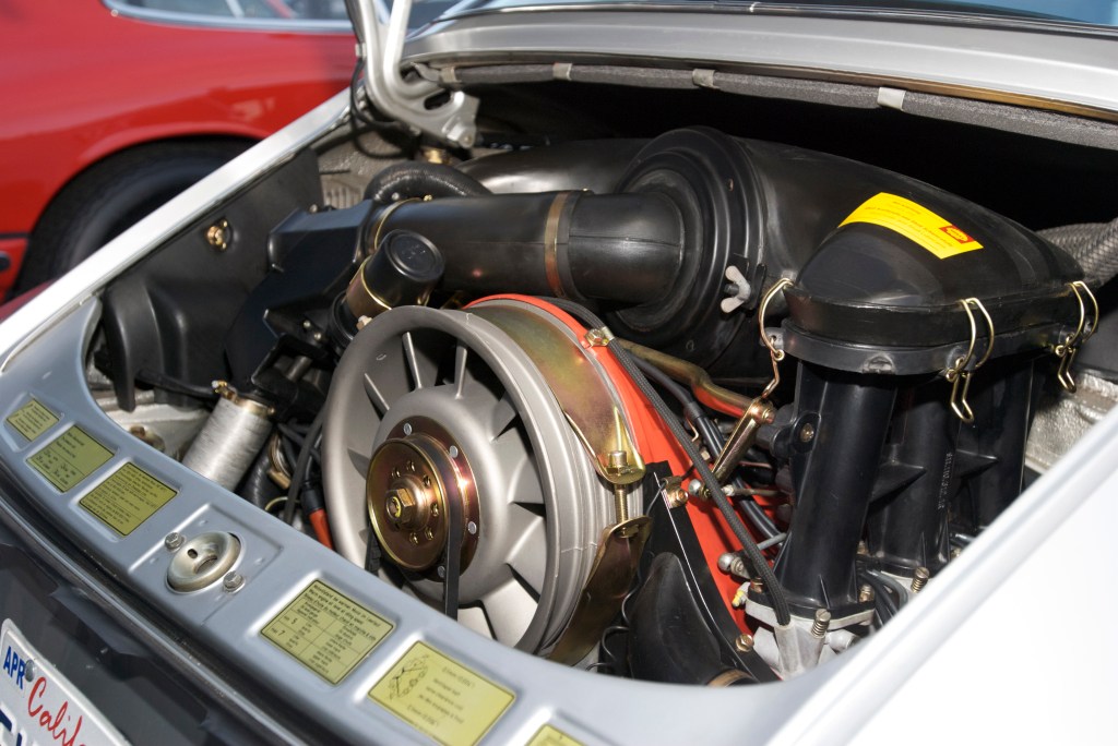 Silver european spec 1973 Porsche 911S_2.7 motor_Cars&Coffee/Irvine_1/14/12 