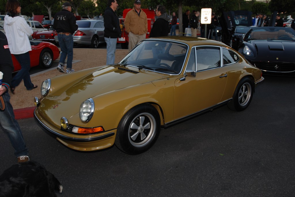 Early 1973 Porsche 911E_Cars&Coffee/Irvine_1/28/12