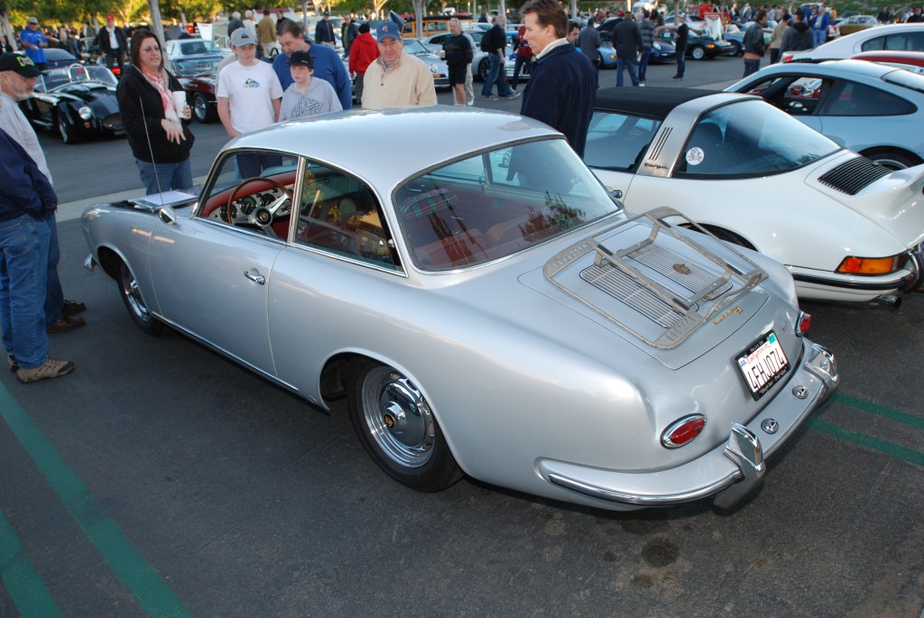 silver 1960 Beutler -Porsche_Cars&Coffee/Irvine_1/28/12
