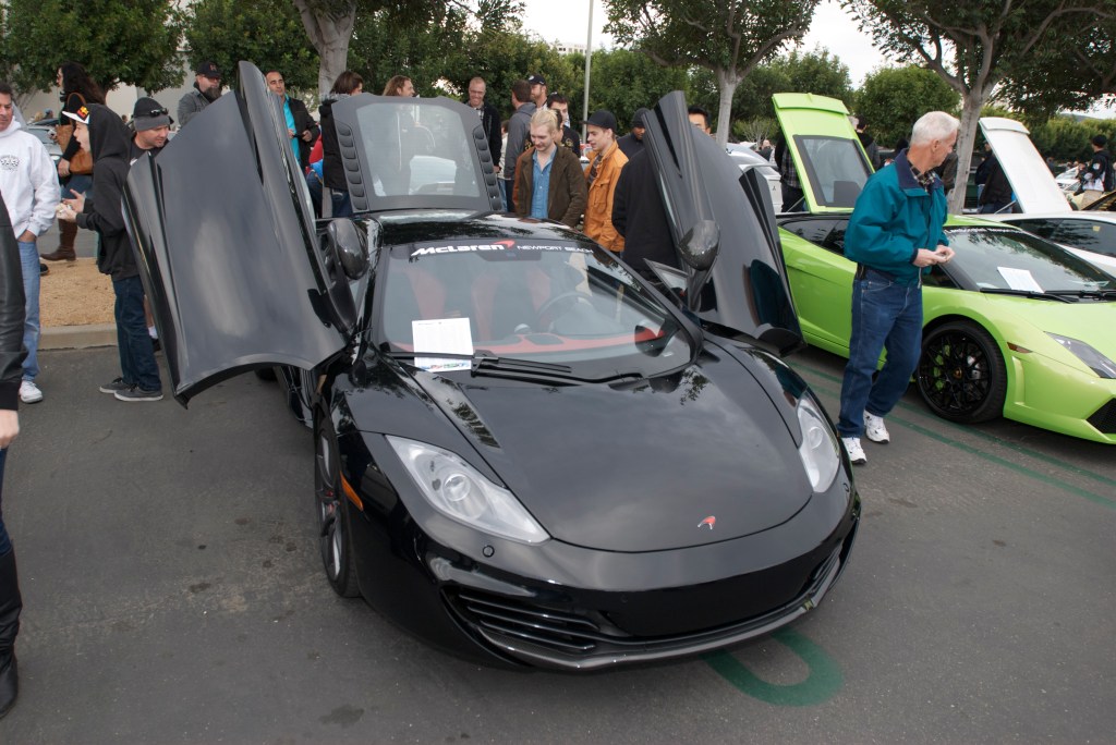 Black McLaren MP4-12C_Cars&Coffee/Irvine_1/14/12