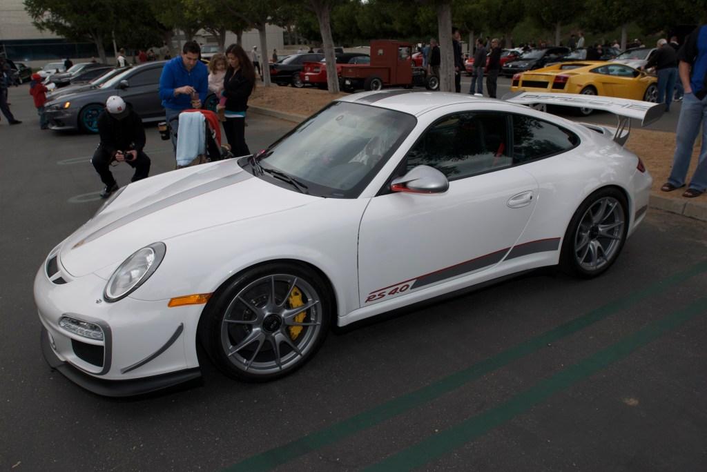 White 2011 Porsche GT3 RS4.0_Cars&Coffee/Irvine_1/14/12