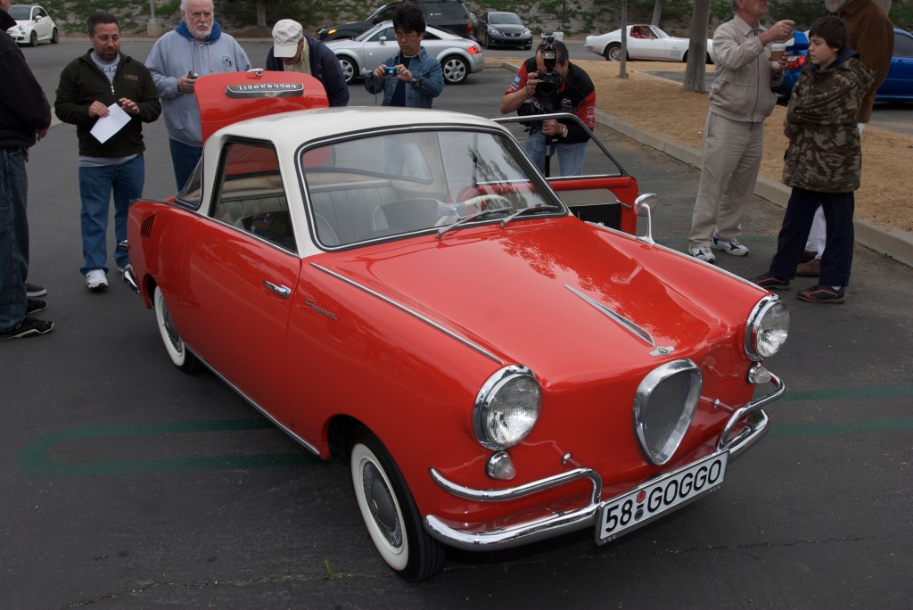 1958 Red & white Goggomobile_Cars&Coffee/Irvine_1/7/12