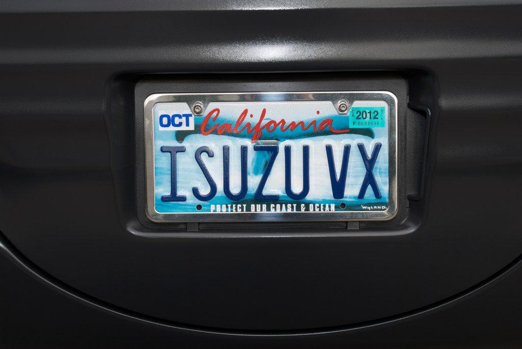 Green Isuzu Vehi-Cross__w/personalized plate_Cars&Coffee/Irvine_1/7/12