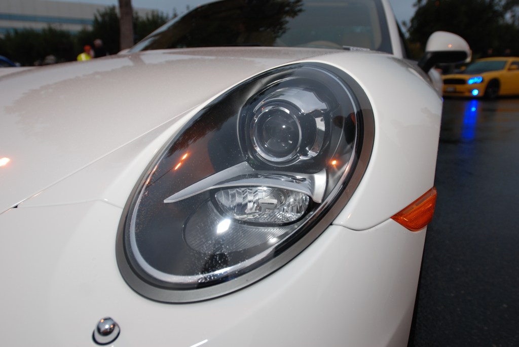 2012 Porsche 911 Carrera S (type 991)_headlight detail_Cars&Coffee/Irvine_2/11/12