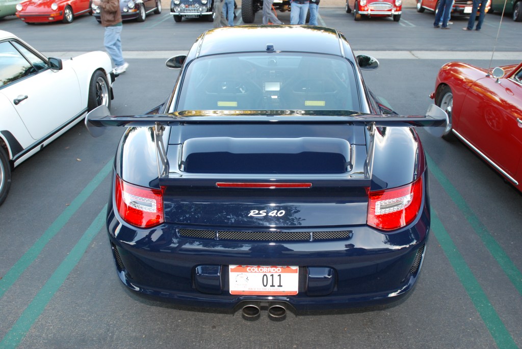 Dark blue 2011 Porsche GT3 RS4.0_reflections_Cars&Coffee/Irvine_2/4/12