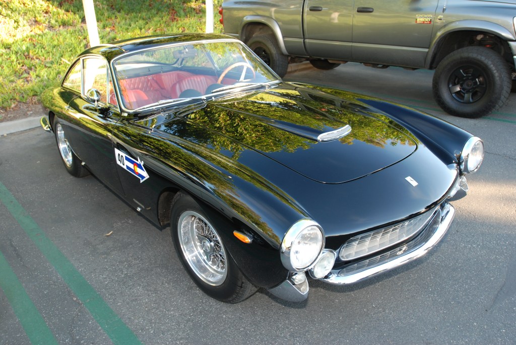 Black Ferrari 250GT Lusso_reflections_Cars&Coffee/Irvine_2/4/12
