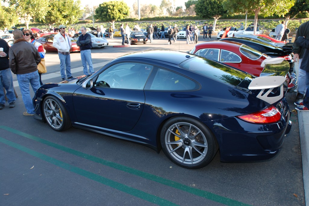 Dark blue 2011 Porsche GT3 RS4.0_ reflections_Cars&Coffee/Irvine_2/4/12