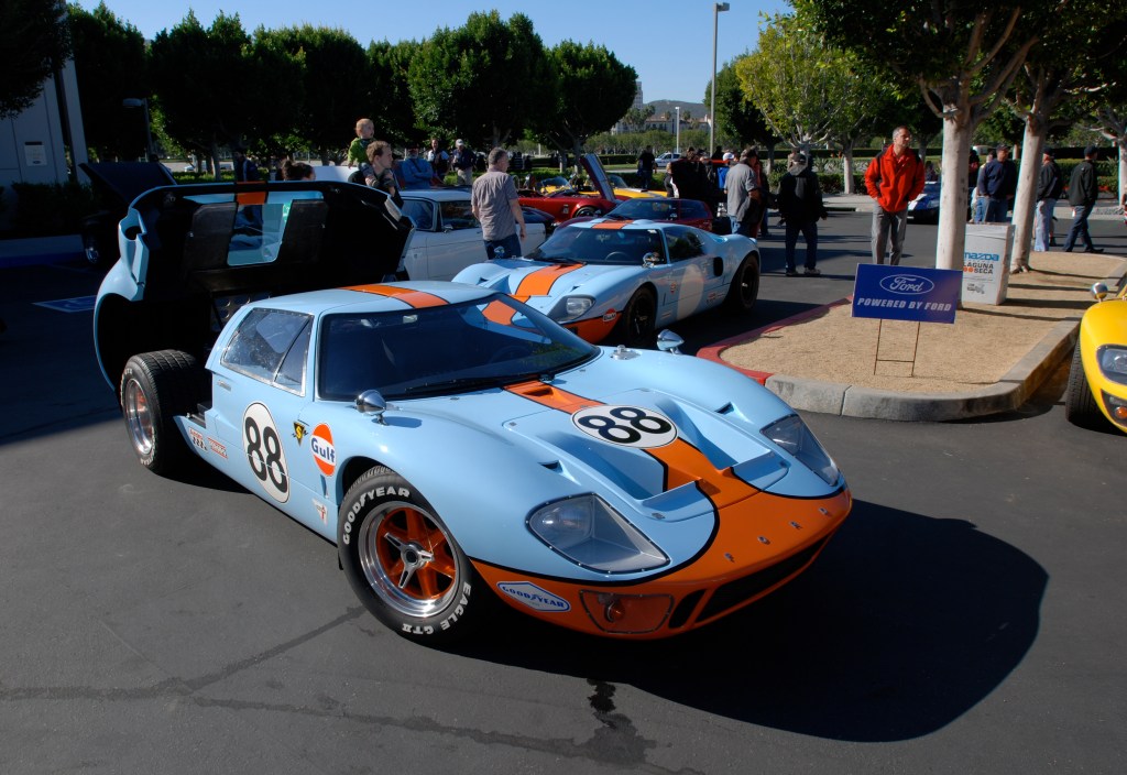 Gulf color schemed #88 Ford GT_Cars&Coffee/Irvine_3/3/12