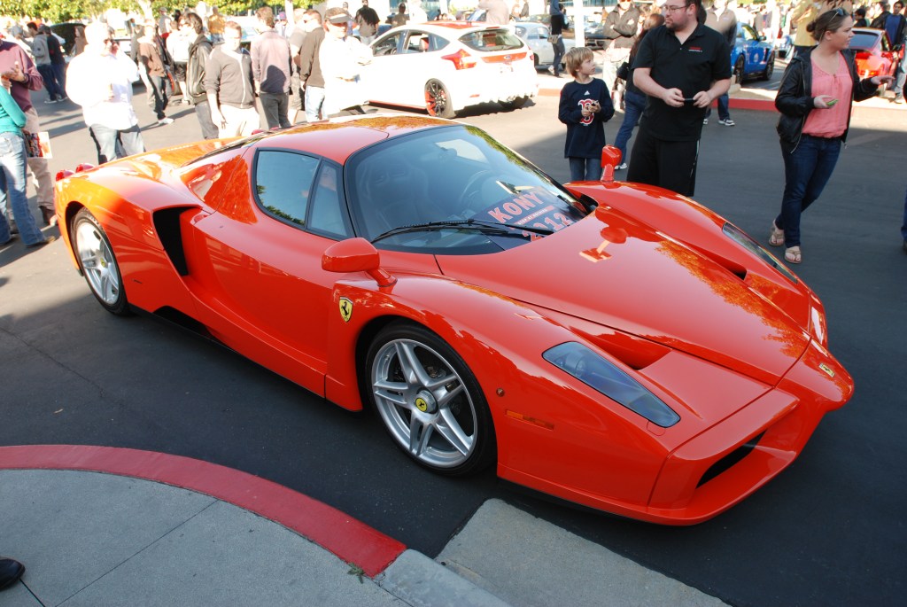 Blood Orange Ferrari Enzo_Kony 2012 graphics_Cars&Coffee/Irvine_3/10/12
