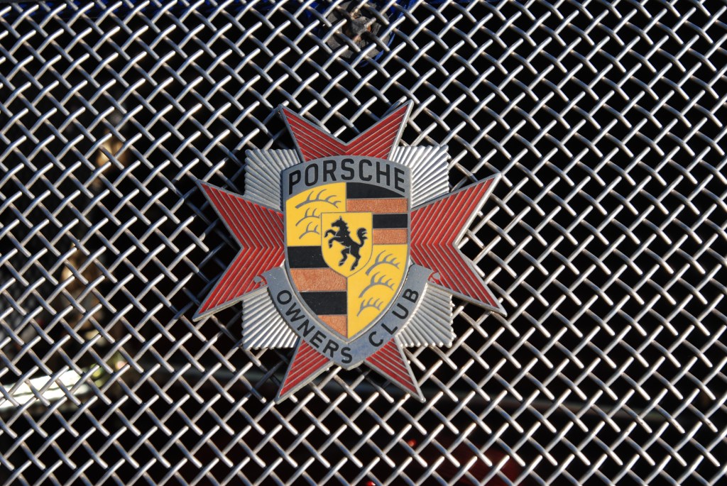 Silver 1968 911 R_ rear grill club badge_all Porsche swap & car display_3/4/12