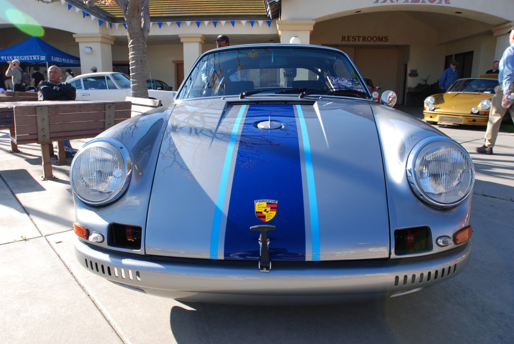Silver 1968 911 R_ front view_all Porsche swap & car display_3/4/12