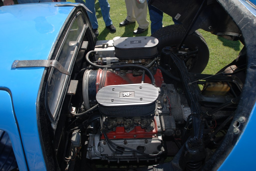 Blue 1964 Porsche 904 GTS Carrera_motor _all Porsche swap & car display_3/4/12