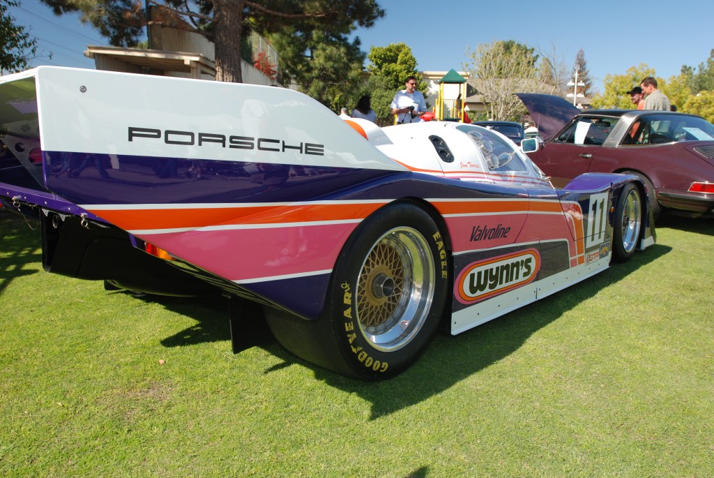 Wynn's Porsche 962 _ 3/4 rear view_all Porsche swap & car display_3/4/12