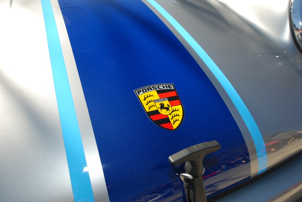 Silver 1968 911 R_ front hood stripes and decal_all Porsche swap & car display_3/4/12