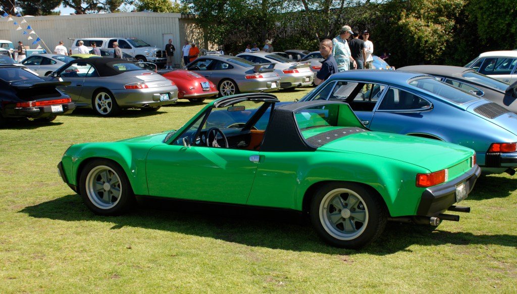 Green Porsche 914-6 GT_all Porsche swap & car display_3/4/12