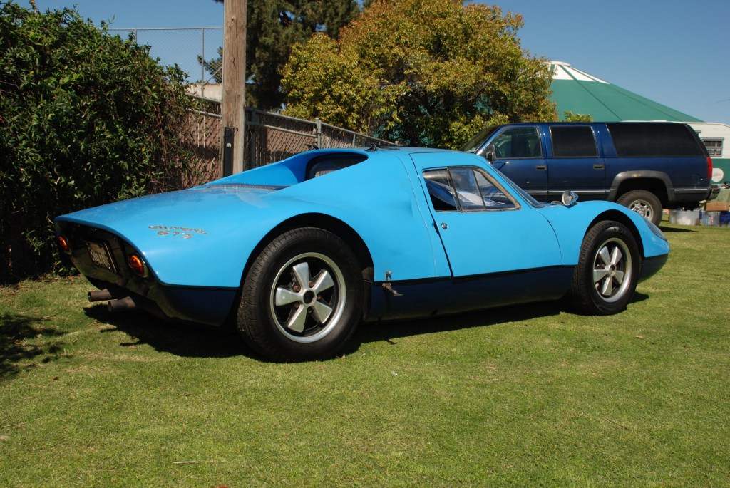 Blue 1964 Porsche 904 GTS Carrera_3/4 rear view _all Porsche swap & car display_3/4/12
