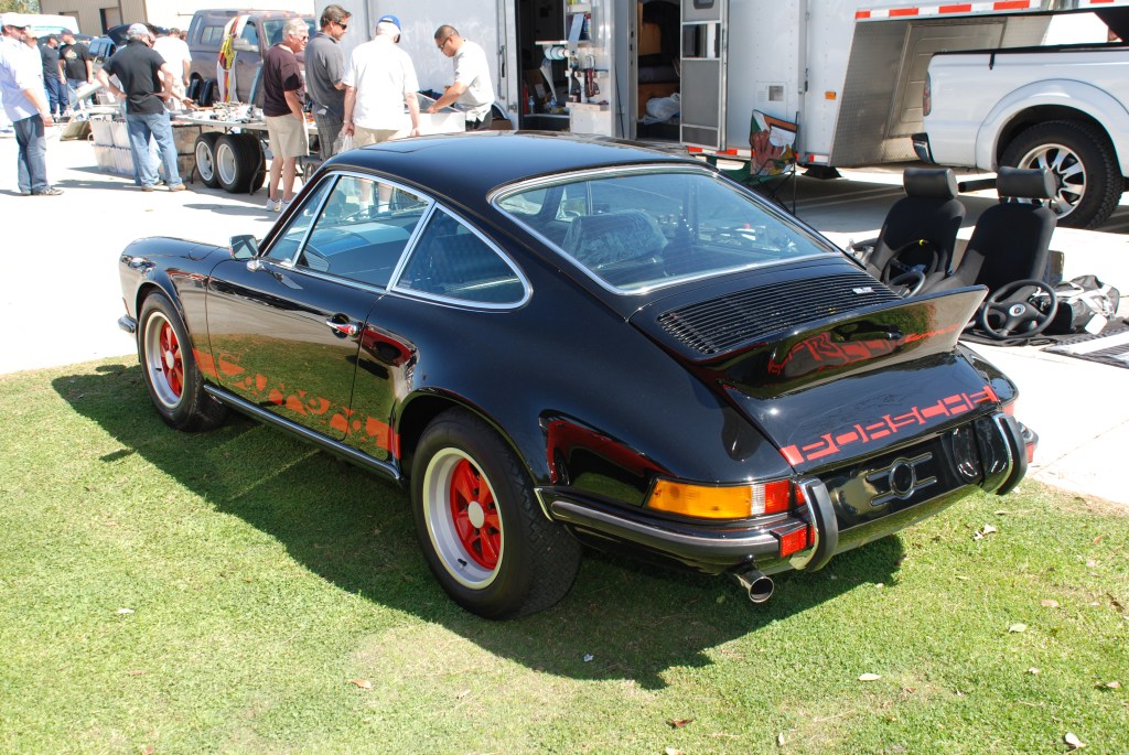 Black 1973 Porsche 911 Carrera RS_right hand drive_all Porsche swap & car display_3/4/12